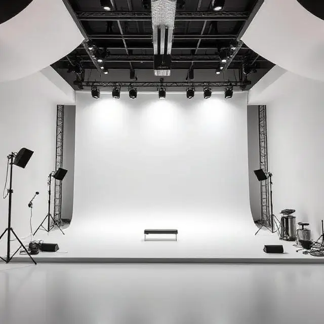The Cyc Infinity Studio with a large white cyclorama wall.